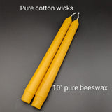 Shipwreck Honey Seattle WA Beeswax Taper Candles 2 pack information